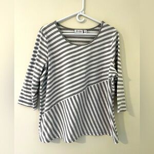 D & Co Striped Tee